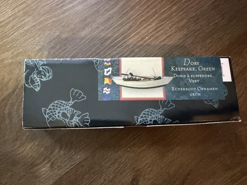 Dory keepsake wooden boat - dory,