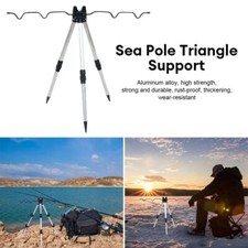 Aluminum Alloy Fishing Rod Bracket Telescopic Fishing Tripod Stand  Ocean Beach