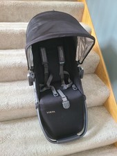 UPPA BABY Uppababy Vista V1 COMPLETE MAIN TODDLER seat Jake BLACK very GOOD COND