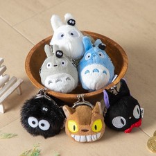 Studio Ghibli Mini Plush Collection Coin Purse Bag Charm Totoro Jiji Porco Kids