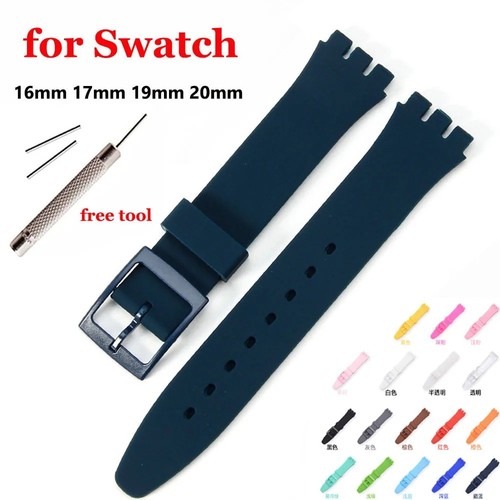 Silicone rubber watch strap - watch,