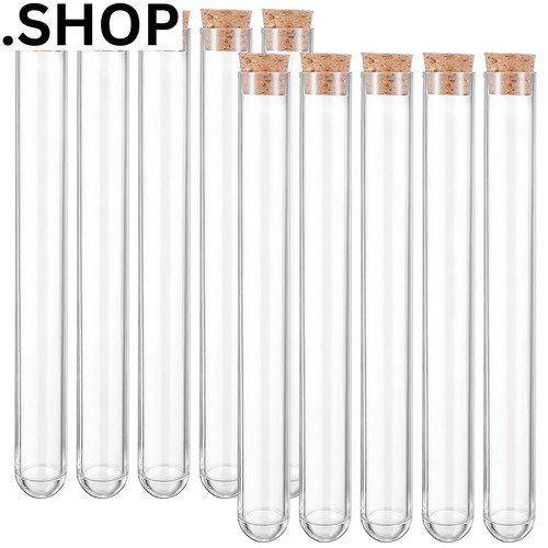 Piece clear test tubes with - piece,