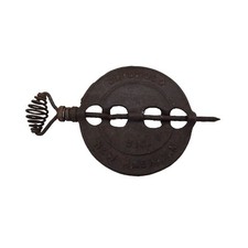 Antique 6” Griswold New American Patented Cast Iron Stove Pipe Flue Damper