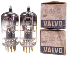 2x E86C = EC806S Valvo pair