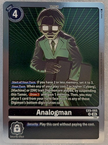 Digimon analogman rare - digimon:,