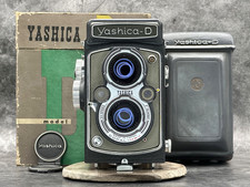 [MINT in BOX] YASHICA D TLR Film Camera w/Case, Cap  from JAPAN