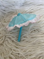 Vintage Fisher Price Loving Family Doll House Parasol Umbrella Pool (C)