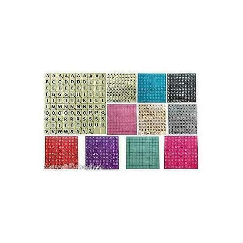 100 wooden plastic scrabble - wooden/plastic,