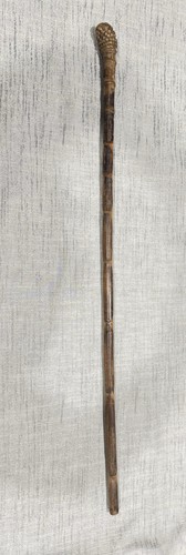Vintage bamboo walking stick - vintage,