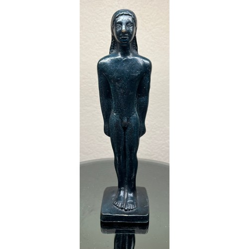 Kouros bronze figure sculpture - kouros,