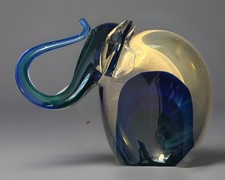 Murano Style Glass Elephant