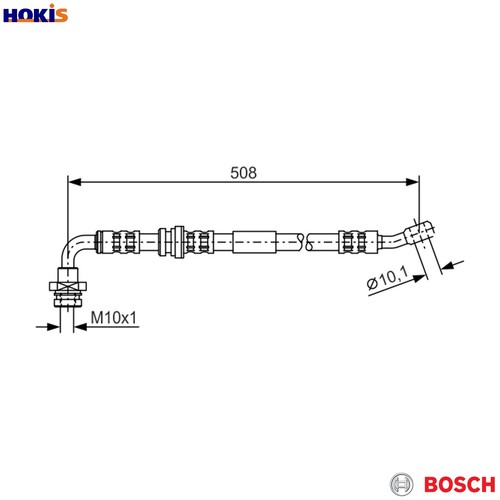 Brake hose 987 476 - 932, for