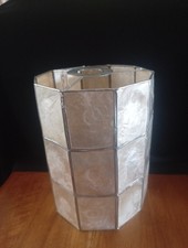 Vintage Capiz Shell Lampshade