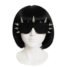 Pop Monster Black Bob Wig