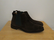 Loake For Charles Tyrwhitt Brown Suede Chelsea Boots UK 10 London Jermyn Street