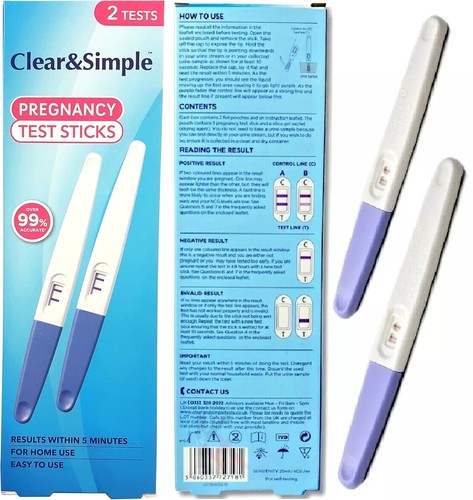 Pregnancy test sticks - 2,