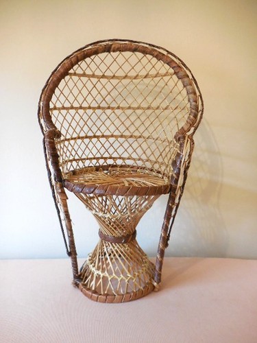 Lovely peacock wicker - peacock,