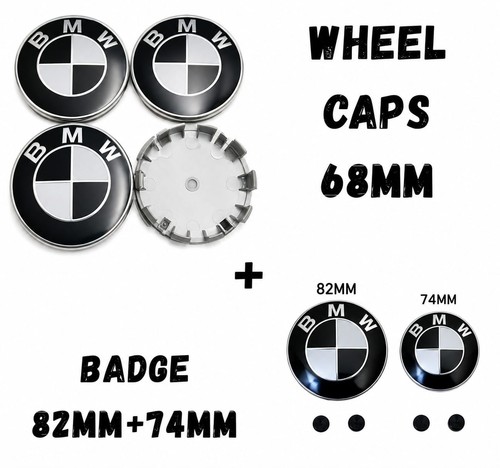 Black alloy bmw badge - bmw,