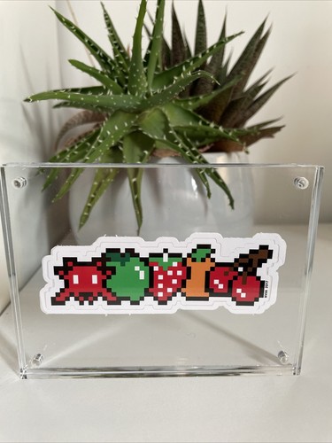 Space invader sticker framed - space,