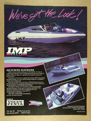 1990 imp 205 europa - imp, bowrider