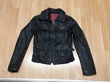 superdry leather jacket womens