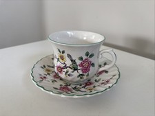 Floral Cup And Saucer Old Foley. ‘Chinese Rose’