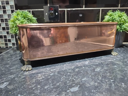 Copper rectangular planter - rectangular,