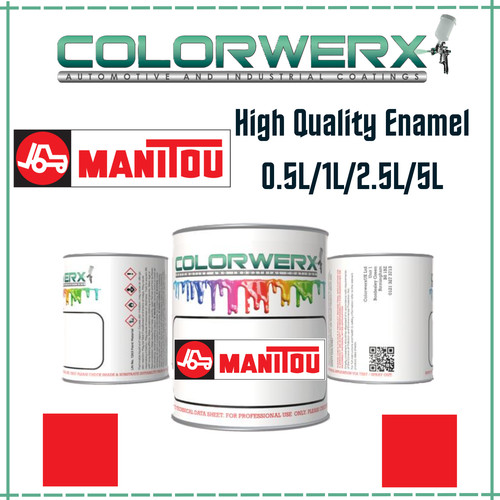 Manitou forklift red paint - forklift, –