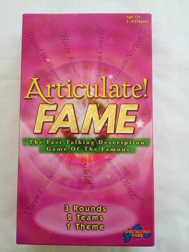 Articulate fame board game - articulate!,