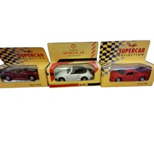 Maisto Supercar Collection Jaguar XJ220 Porsche 911 Ferrari F40 Models