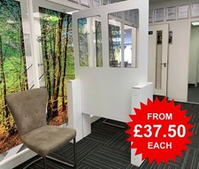 Enviro Wall panel office divider safety partition sneeze screens