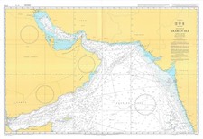 4705 Indian Ocean Arabian Sea Chart Map Maritime Nautical Marine Paper Admiralty
