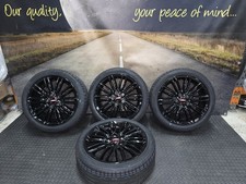 REFURBISHED GENUINE 17" MINI COOPER F55 F56 F57  ALLOY WHEELS NEW TYRES TPMS
