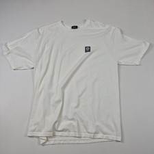 Stussy White Graphic Logo T