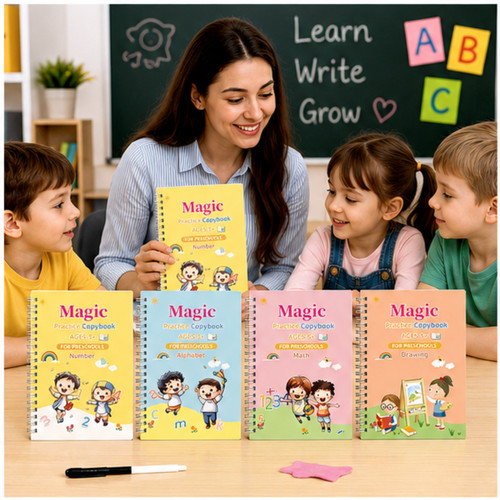 Magic practice copybook - magic,