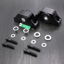 For Honda Civic EG EK Engine Billet Motor Torque Mount Kit B16 B18 B20 D15 Black