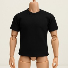 1/6 Scale Black T-Shirt for