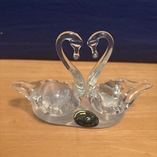 Small Swan Glass Ornament