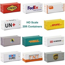 Evemodel HO Gauge 1:87 20ft Shipping Container 20' Cargo Box Model Railway C8726