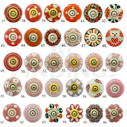 Ceramic door knob - knobs, shabby