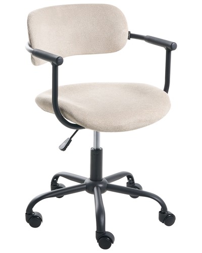 Desk chair vyra fabric - chair, beige