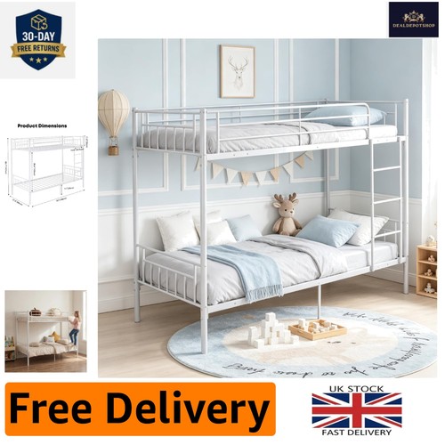 Metal twin bunk - bunk, bed
