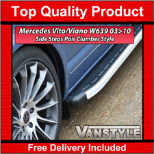 FITS MERCEDES VITO LONG 03>10 ALUMINIUM SIDE STEP CLUMBER STYLE RUNNING BOARD