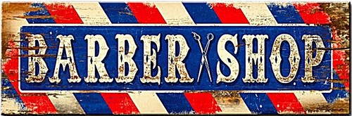 Barber shop weathered - barber, chunky