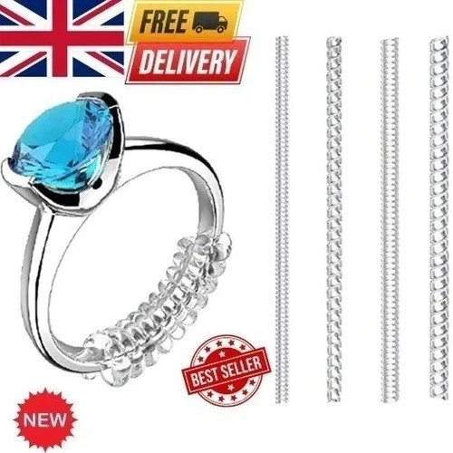 4pcs ring size - adjuster, clear