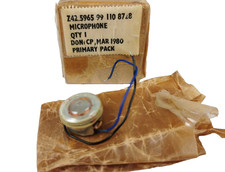 Ex-MOD Z42.5965 99 110 8728 Condenser  Microphone Clansman Headset Ex-MOD