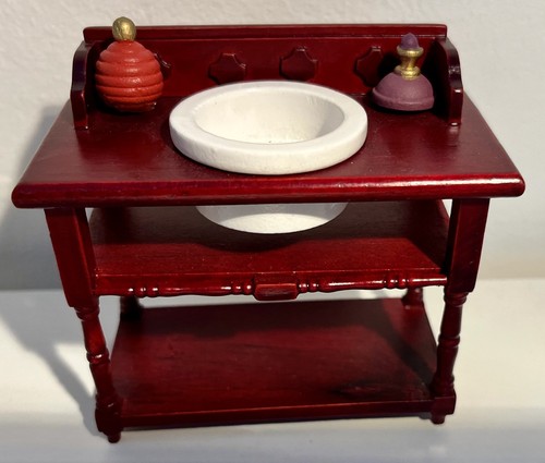 Vintage dolls house - dolls, wooden