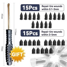 Car/Motorcycle/Cycle Tyre Repair Nail Kit Tire Puncture Repair/Rubber Vacuum
