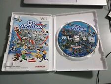 Go Vacation Nintendo Wii Video Game with Manual Namco PAL