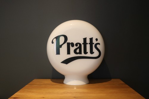 Pratts petrol pump globe glass - globe,